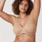 Women's Smooth Minimizer Underwire Bra Beige