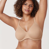 Women's Smooth Minimizer Underwire Bra Beige
