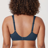 Women's Smooth Minimizer Underwire Bra Brown Purple