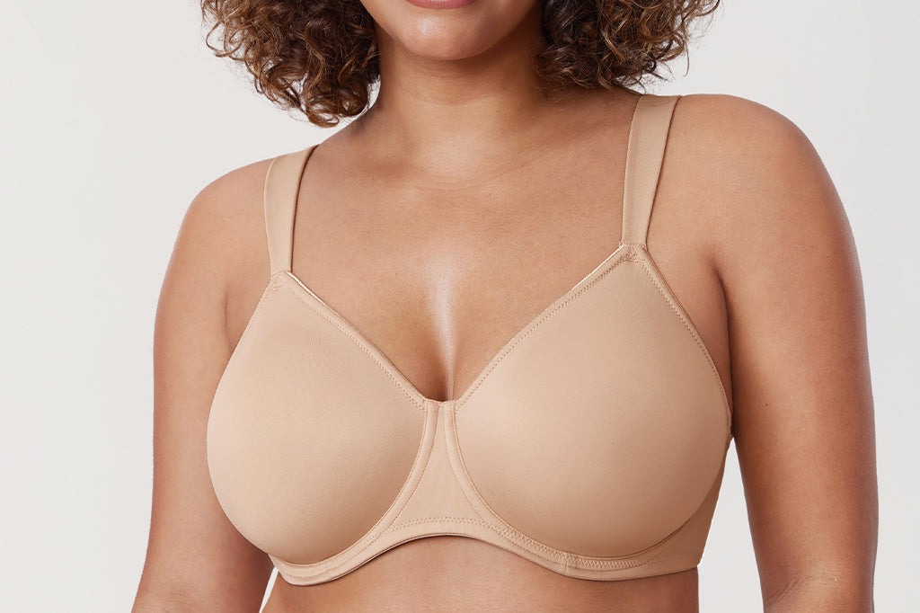 Women's Smooth Minimizer Underwire Bra Beige