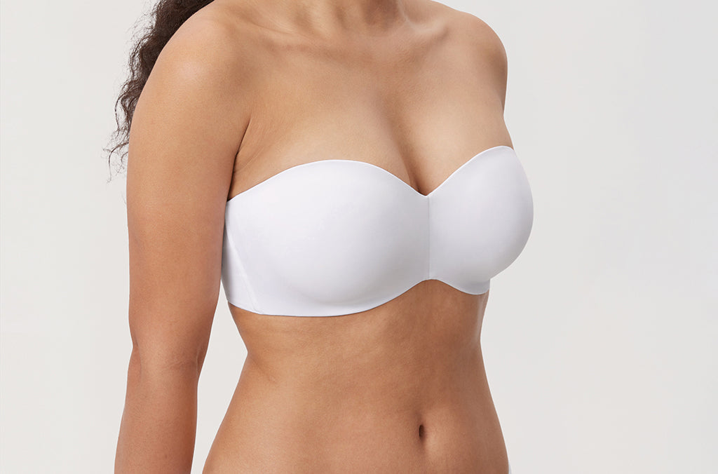 Women's Underwire Strapless Bra Gentle Rose