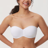Women's Underwire Strapless Bra Gentle Rose