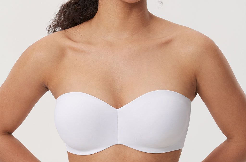 Women's Underwire Strapless Bra Gentle Rose