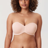 Women's Underwire Strapless Bra Gentle Rose