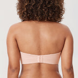 Women's Underwire Strapless Bra Gentle Rose