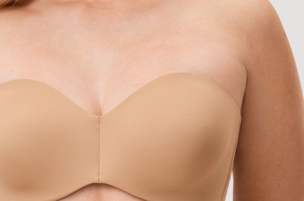 Women's Underwire Strapless Bra Barely Buff