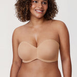 Women's Underwire Strapless Bra Barely Buff