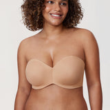 Women's Underwire Strapless Bra Barely Buff