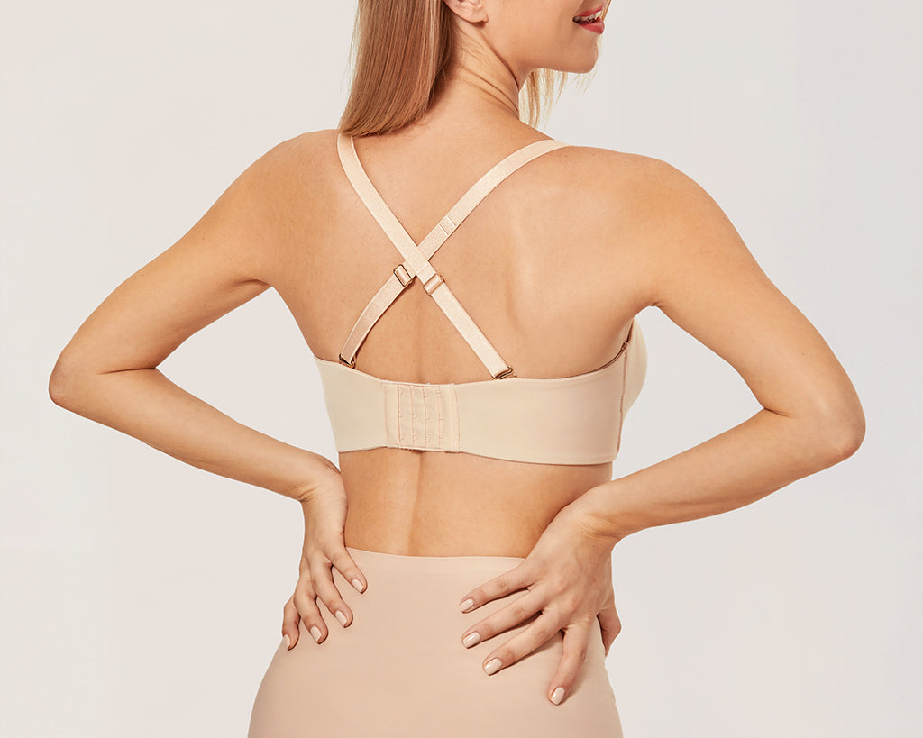 Women's Underwire Strapless Bra Barely Buff