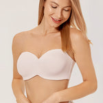 Women's Underwire Strapless Bra Gentle Rose