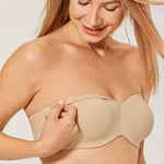 Women's Underwire Strapless Bra Barely Buff