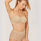 Women's Underwire Strapless Bra Barely Buff