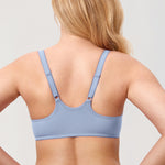 DELIMIRA Women's Front Closure Unlined Bra Moonlight Blue