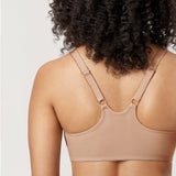 DELIMIRA Women's Front Closure Unlined Bra Beige