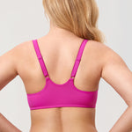 DELIMIRA Women's Front Closure Unlined Bra White