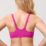 DELIMIRA Women's Front Closure Unlined Bra White