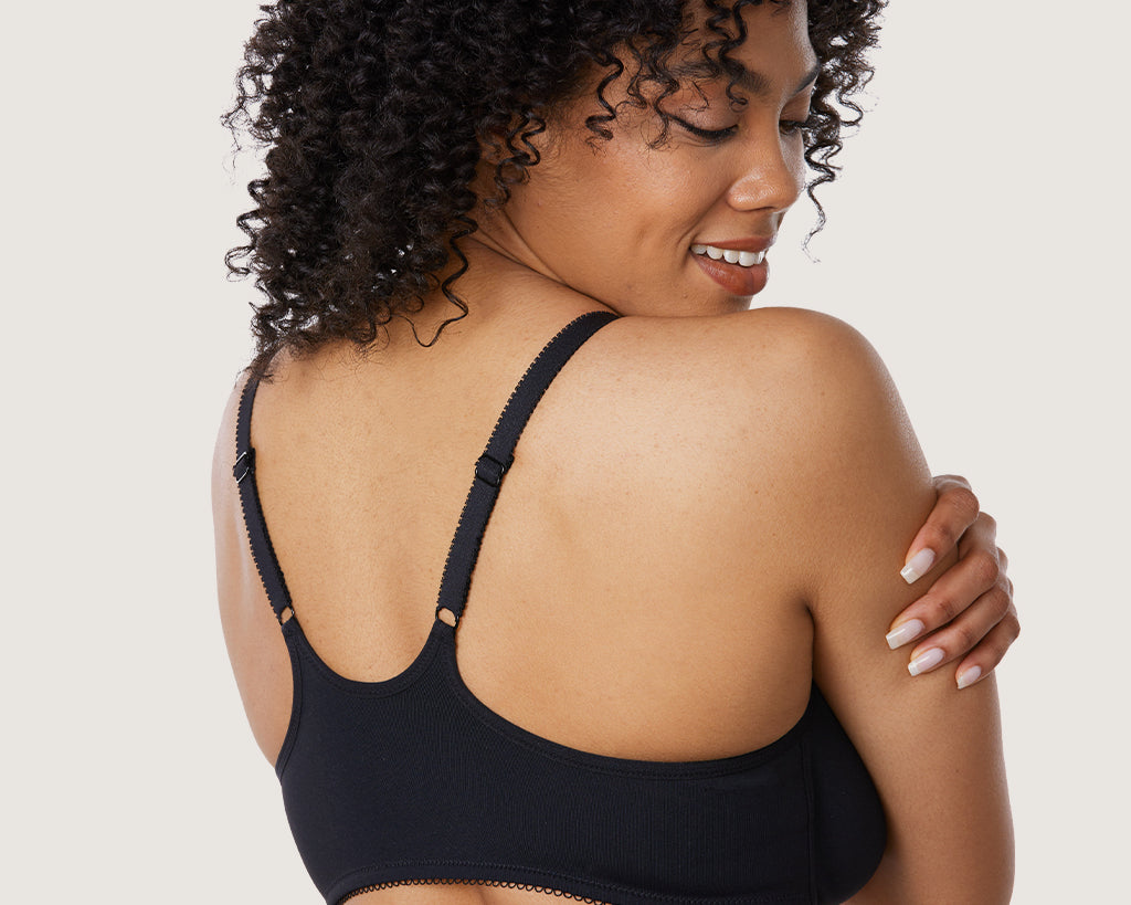 DELIMIRA Women's Front Closure Unlined Bra Moonlight Blue