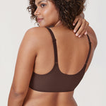Women's Seamless U-back Front Closure Bra Beige
