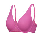 Women's Seamless U-back Front Closure Bra Lipstick Red