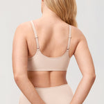 Women's Seamless U-back Front Closure Bra Beige