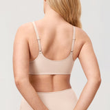 Women's Seamless U-back Front Closure Bra Beige