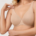 Women's Unlined Minimizer Bra Gentle Rose