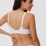 Women's Unlined Minimizer Bra Coconut White