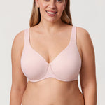 Women's Unlined Minimizer Bra Gentle Rose