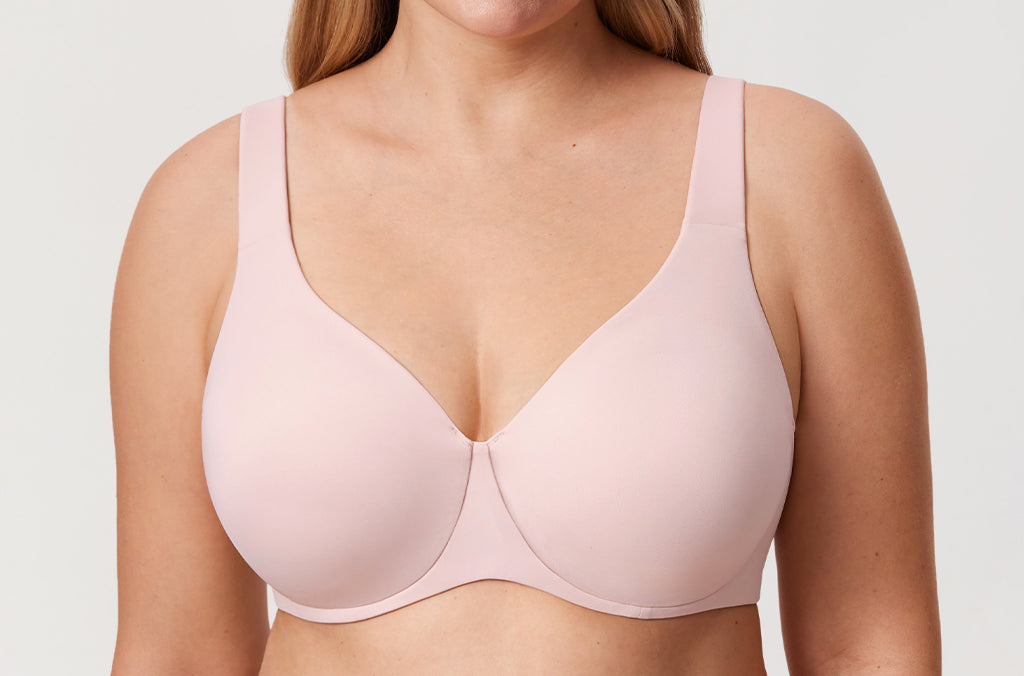 Women's Unlined Minimizer Bra Gentle Rose
