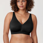 Women's Full Coverage Wireless Unlined Bra Mochaccino