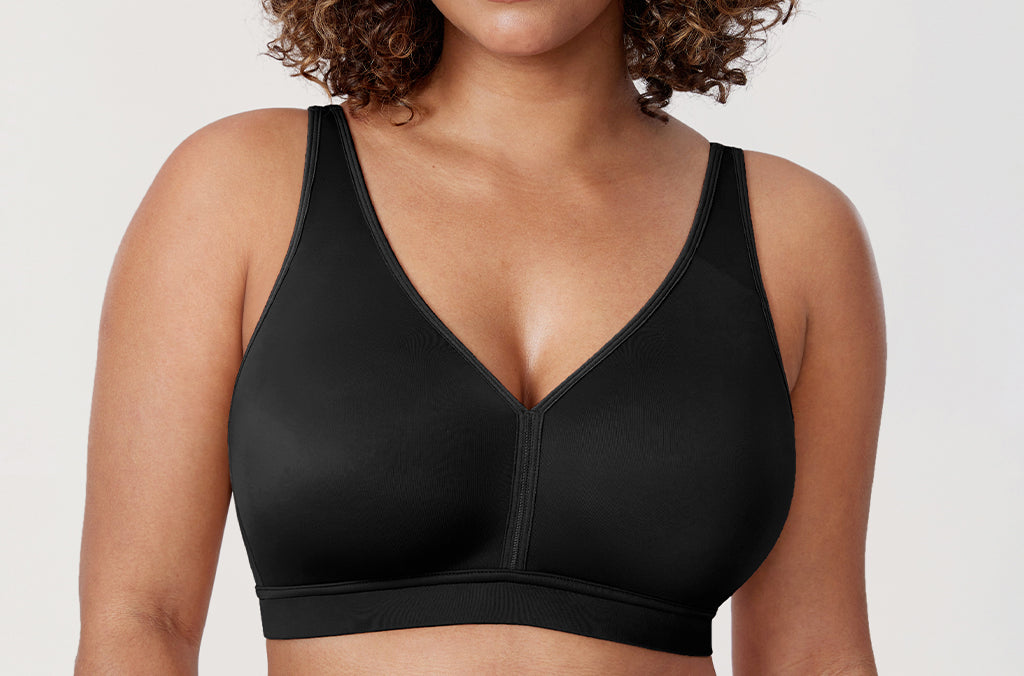Women's Full Coverage Wireless Unlined Bra Mochaccino