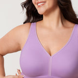Women's Full Coverage Wireless Unlined Bra Mochaccino