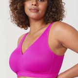 Women's Full Coverage Wireless Unlined Bra Mochaccino