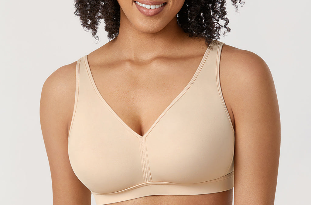 Women's Full Coverage Wireless Unlined Bra White