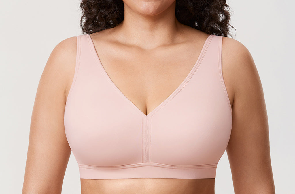 Women's Full Coverage Wireless Unlined Bra White