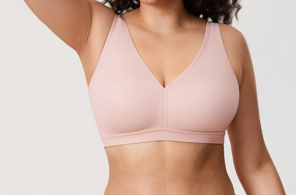Women's Full Coverage Wireless Unlined Bra White