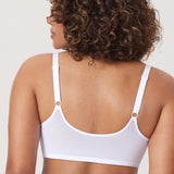 Women's Vintage Lace Front Closure Bra Beige