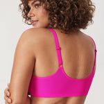 Women's Vintage Lace Front Closure Bra Beige