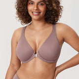 Women's Plunge Back Posture Bra Warm Beige