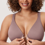 Women's Plunge Back Posture Bra Warm Beige