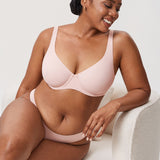 Women's Unlined Balconette Bra Beige