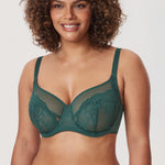 Women's Vintage Lace Unlined Bra Beige