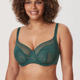 Women's Vintage Lace Unlined Bra Beige