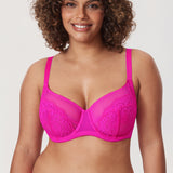 Women's Vintage Lace Unlined Bra Beige