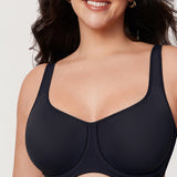 Women's Supportive Full Coverage Bra Black