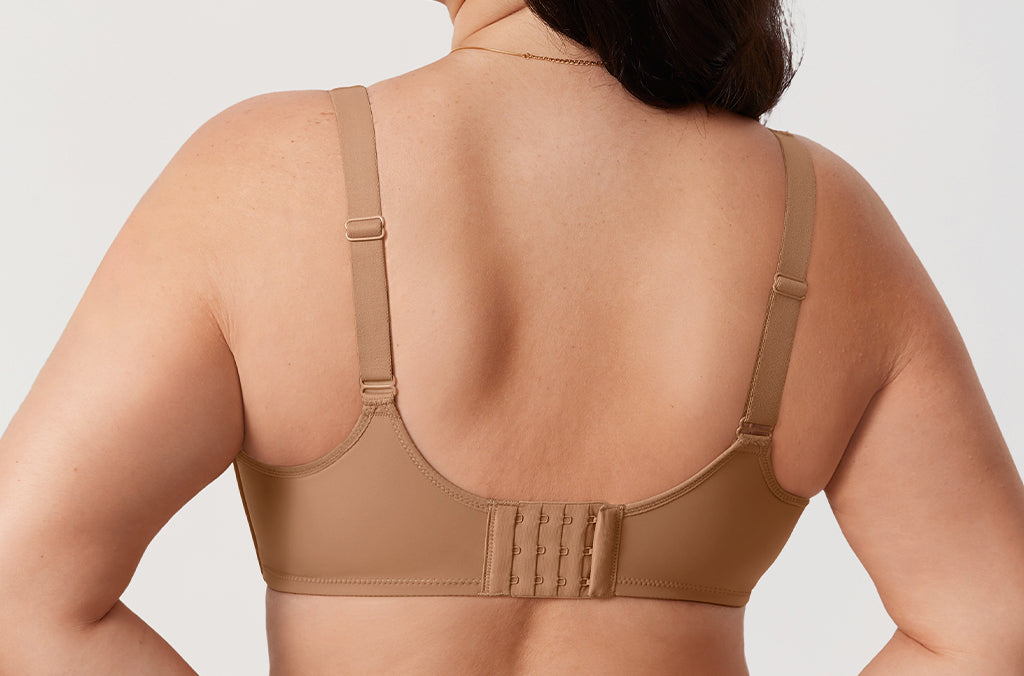 Women's Supportive Full Coverage Bra Beige