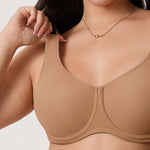 Women's Supportive Full Coverage Bra Beige