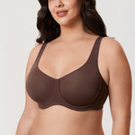 Women's Supportive Full Coverage Bra Beige