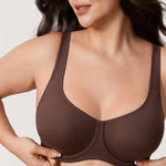 Women's Supportive Full Coverage Bra Beige