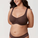Women's Supportive Full Coverage Bra Beige